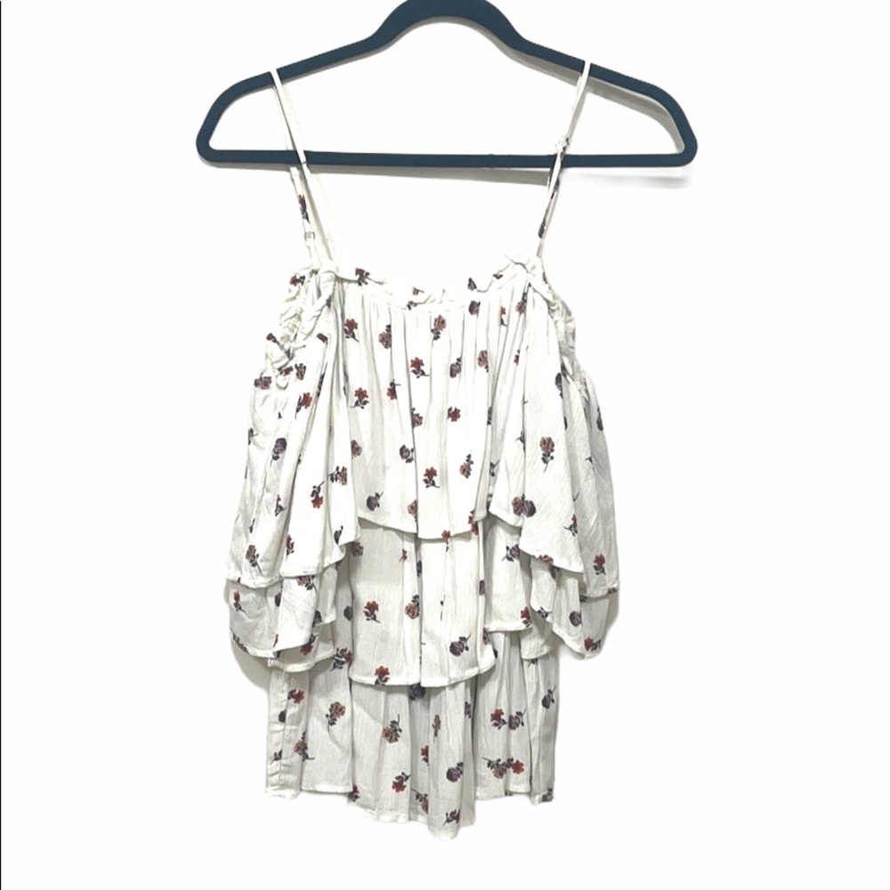 Blu Pepper BOHO floral off the shoulder top